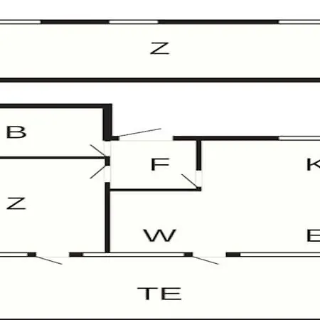Feriehus 4 Person In Vaeggerlose
